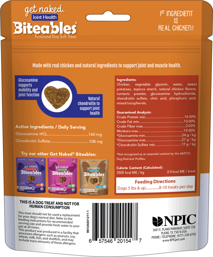 BITEABLES Joint Health Functional Soft Treats 6oz