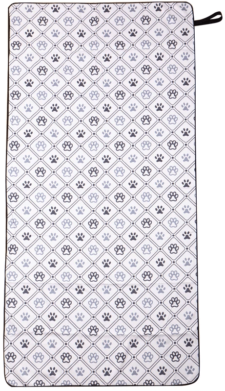 BRBPETS HydroPET Hair & Dirt Resistant Towel - Paw Pattern L