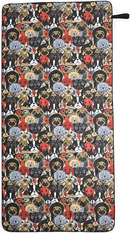 BRBPETS HydroPET Hair & Dirt Resistant Towel - Dog Pattern L
