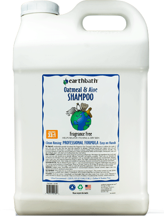 EARTHBATH Oatmeal & Aloe Shampoo Fragrance Free 2.5 Gallons