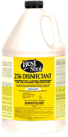 BEST SHOT 256 Disinfectant Lemon Gallon