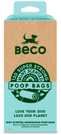 BECO Mint Scented Poop Bags 120ct