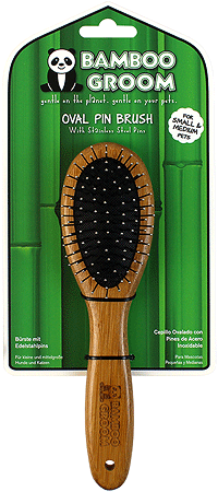 ALCOTT Bamboo Groom Pin Brush S/M