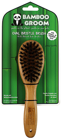 ALCOTT Bamboo Groom Bristle Brush S/M