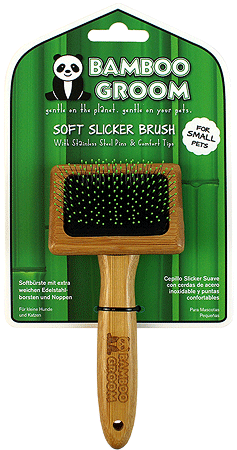 ALCOTT Bamboo Groom Soft Slicker Brush S