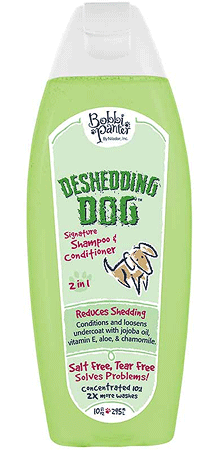 BOBBI PANTER Deshedding Dog Shampoo and Conditioner in One 10oz