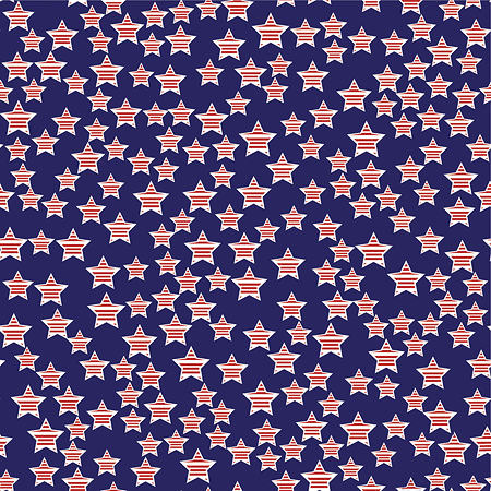 BANDANNA Patriotic American Stars