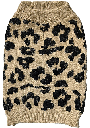 *COSMO Animal Print Sweater M Taupe