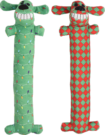 MULTIPET Loofa Dog Christmas 12"