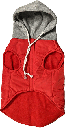 *COSMO Vest and Sweatshirt Reversible Coat w/Hood L Red