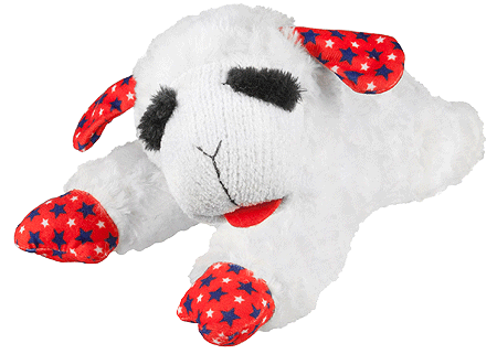 MULTIPET Lamb Chop Patriotic 10.5"