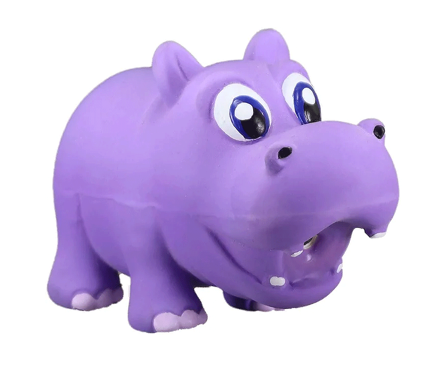 PETSPORT NaturFlex Hippo Tiny Tots 3.5"