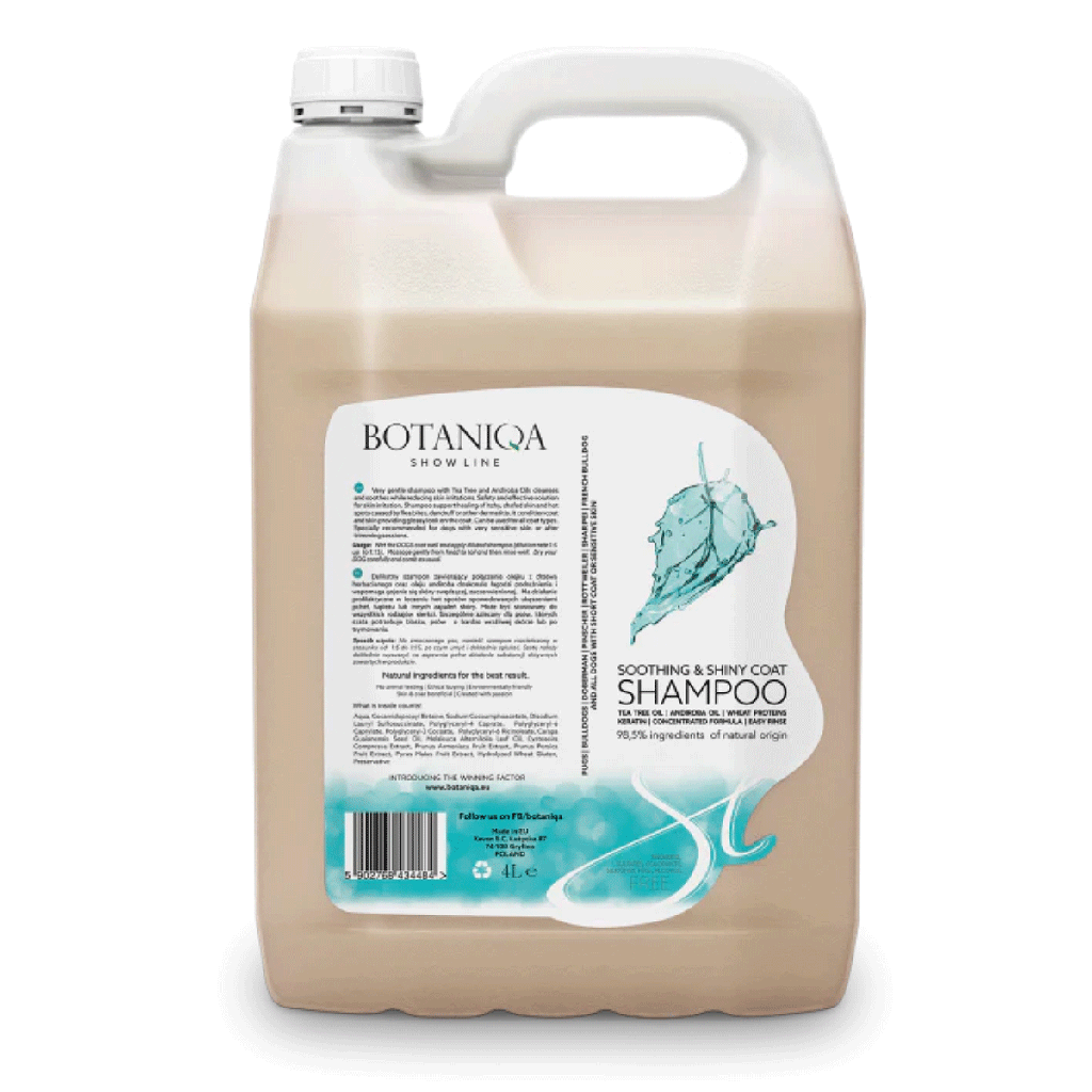 BOTANIQA Show Line Soothing & Shiny Coat Shampoo 1.05 Gallon