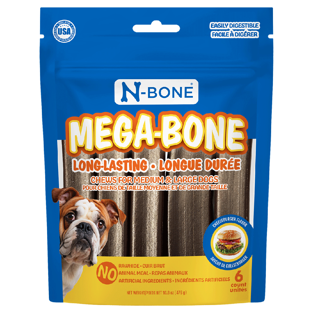 N-BONE Mega-Bone Cheeseburger 6ct