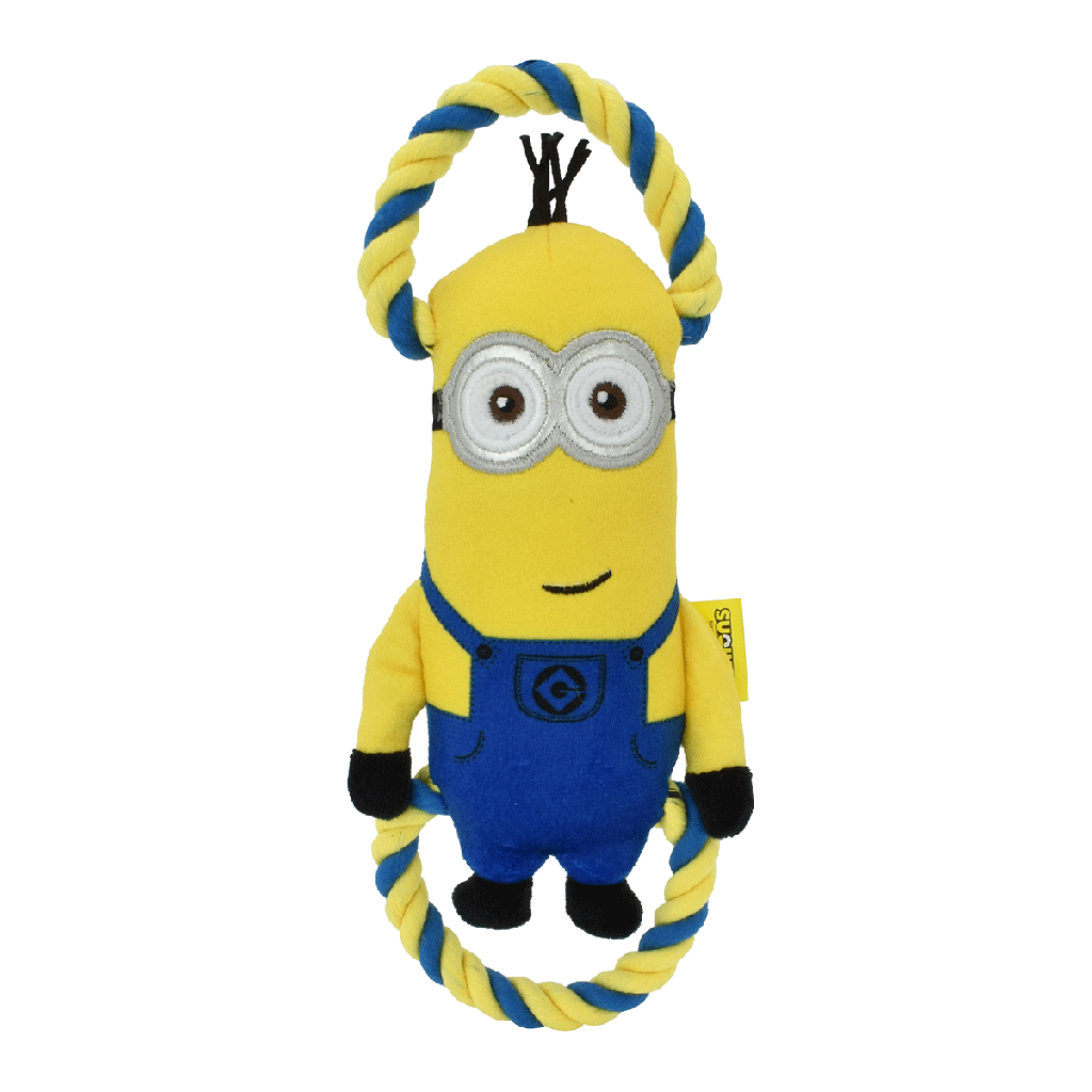 MULTIPET Minions Rope Tug Kevin 11"