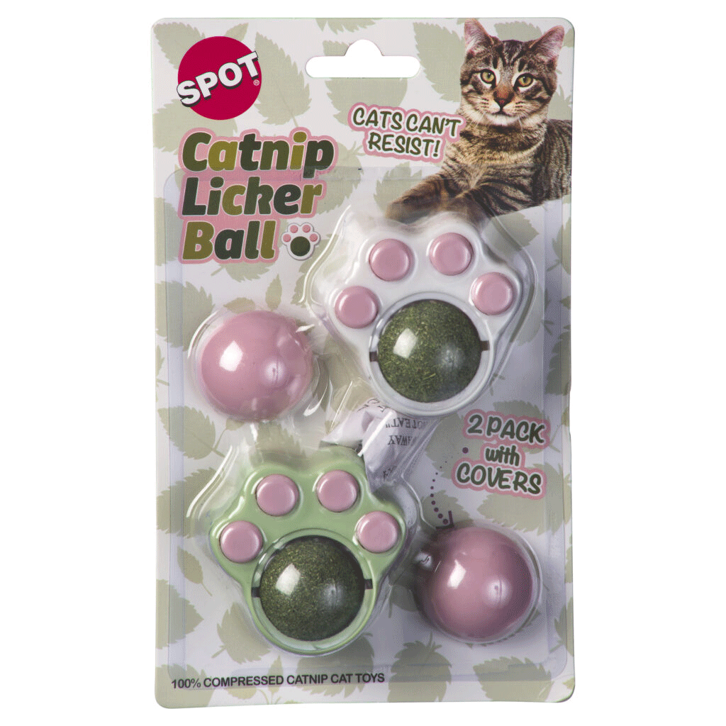 ETHICAL/SPOT Catnip Licker Ball 2pk