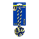 PETSPORT Twisted Chews Small Braided Cotton Rope Monkey Fist 8"