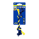 PETSPORT Twisted Chews Mini 2-Knot Rope 8"