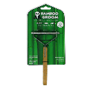 ALCOTT Bamboo Groom Dematting Comb 17 Stainless Steel Teeth