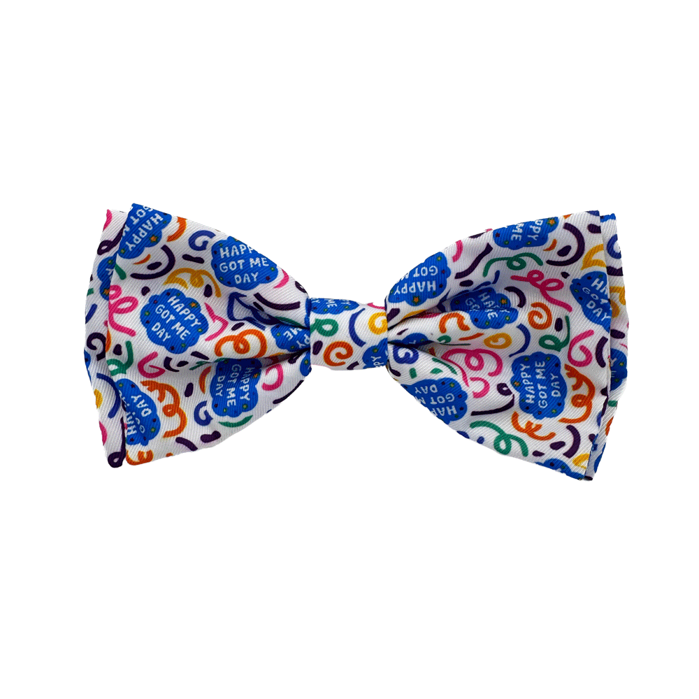 HUXLEY & KENT Bow Tie Happy Got Me Day S