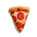 HUXLEY & KENT Dog Power Plush Pup-eroni Pizza S