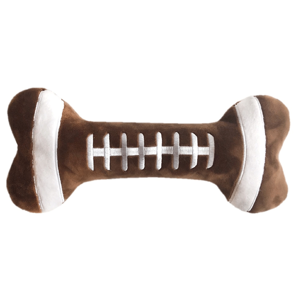 HUXLEY & KENT Dog Power Plush Football Bone L