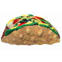 HUXLEY & KENT Dog Power Plush Taco Tuesday L