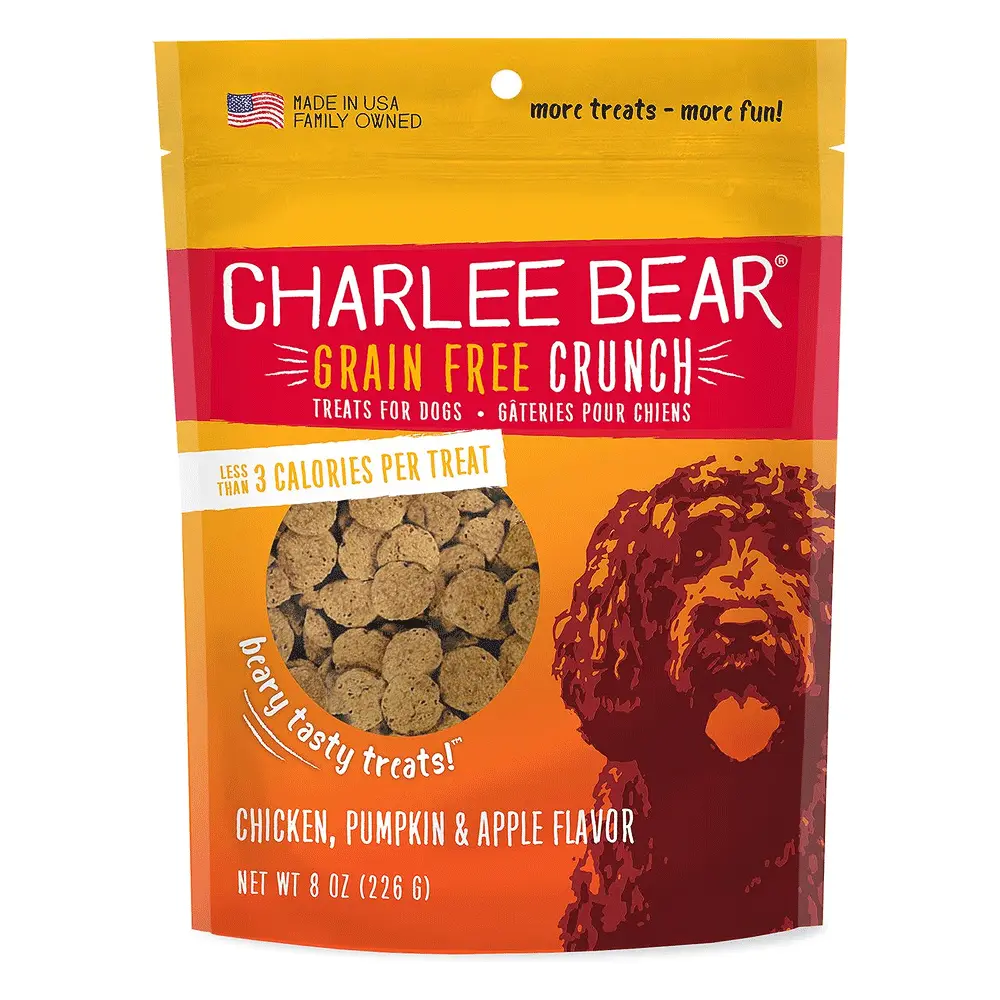 CHARLEE BEAR Crunch Chicken Pumpkin Apple 8oz