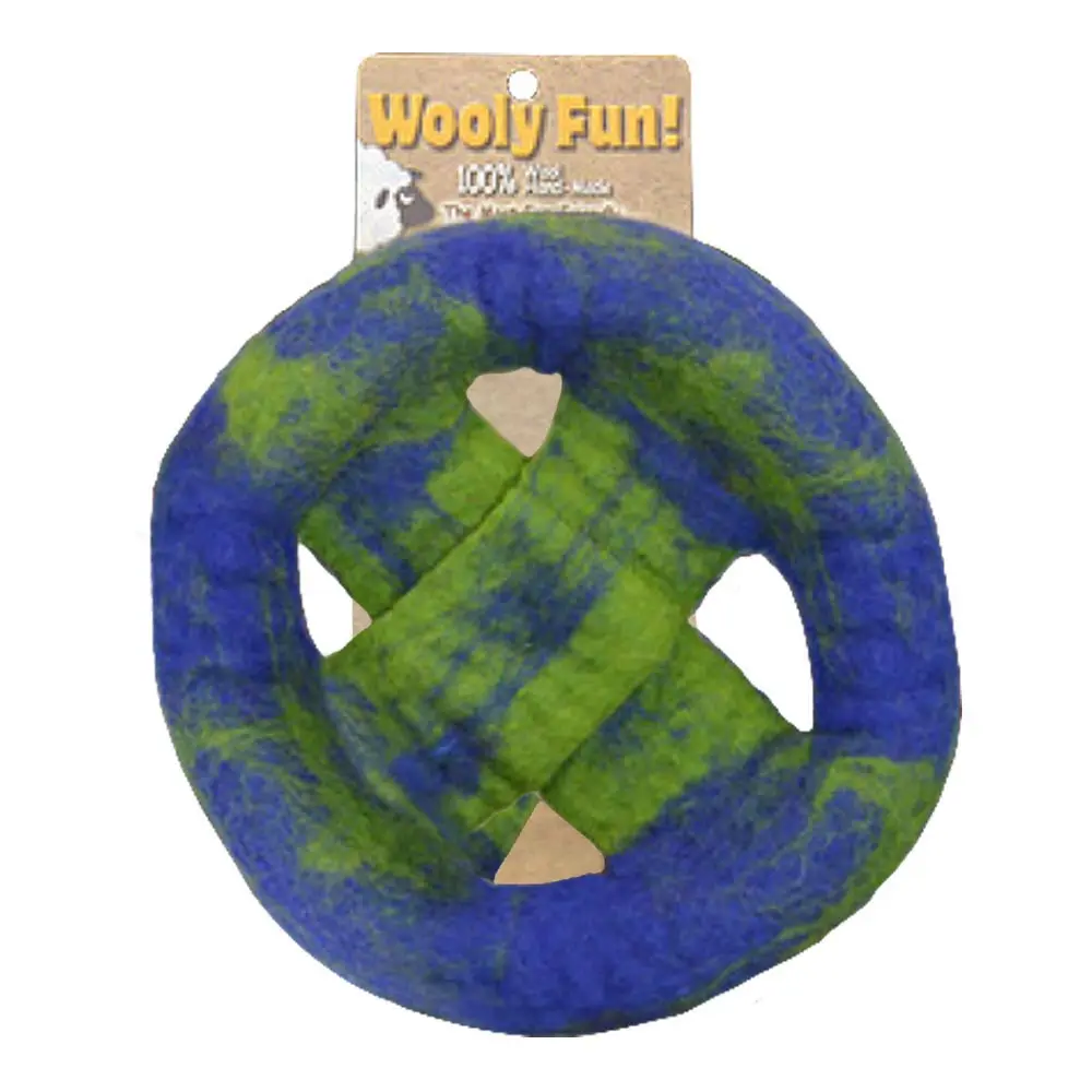 AMAZING PET Wooly Fun Disk Blue