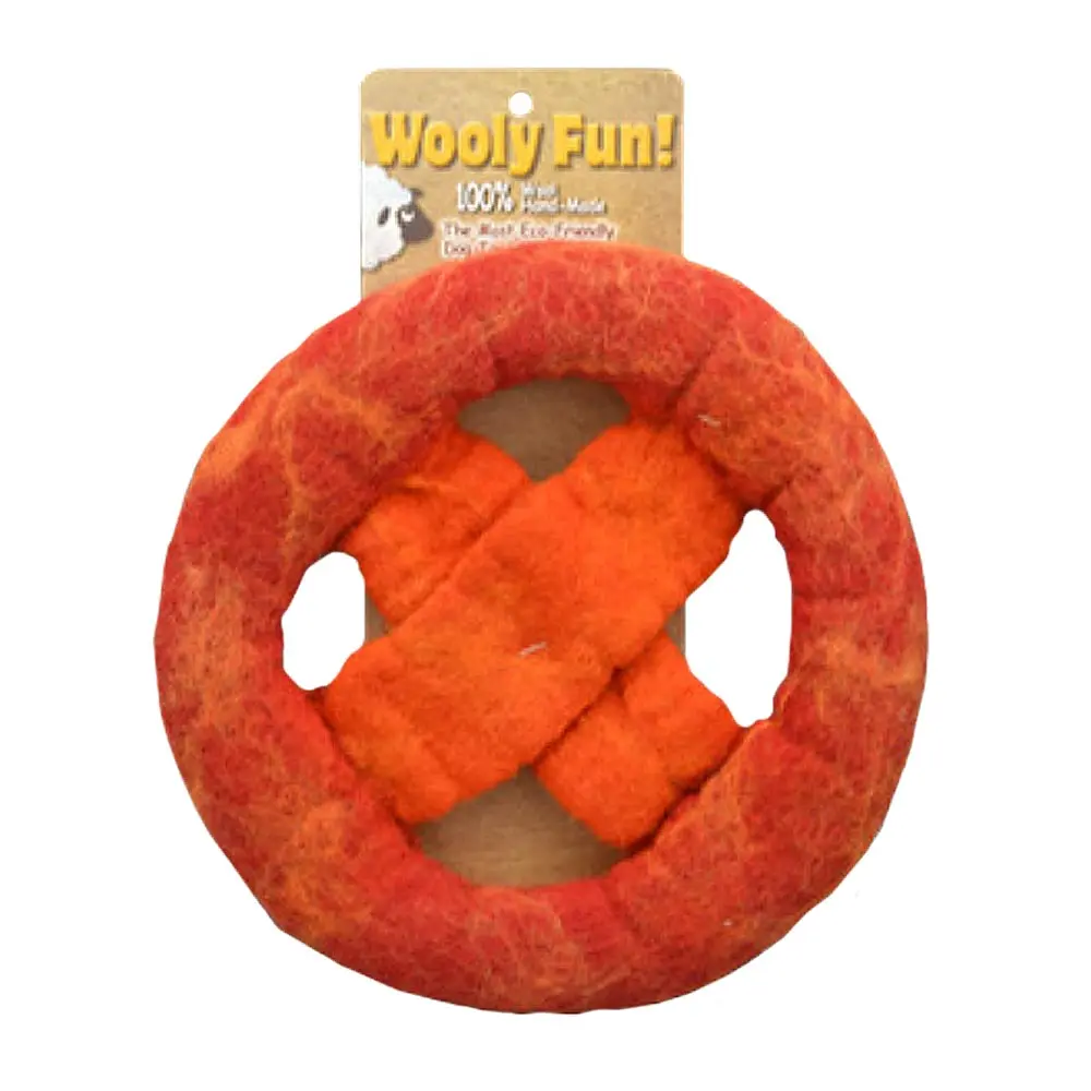 AMAZING PET Wooly Fun Disk Red