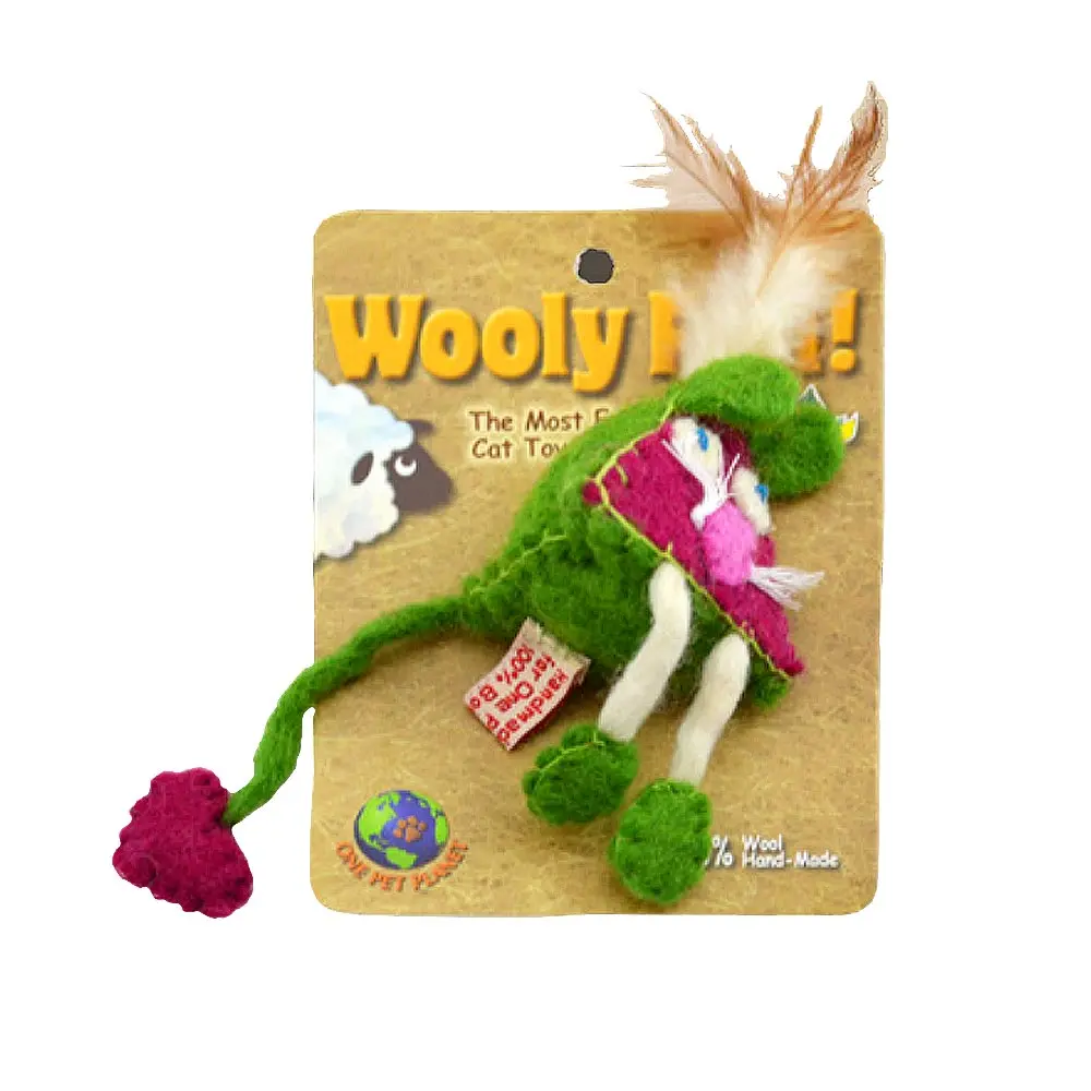 AMAZING PET Cat Wooly Fun Pyramid Mouse