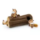 *ZIPPY PAWS Zippy Burrow Log w/Chipmunks