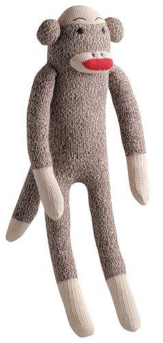 MULTIPET Sock Pal Monkey 10"
