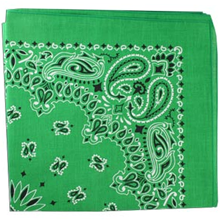 BANDANNA Paisley Kelly 12pk