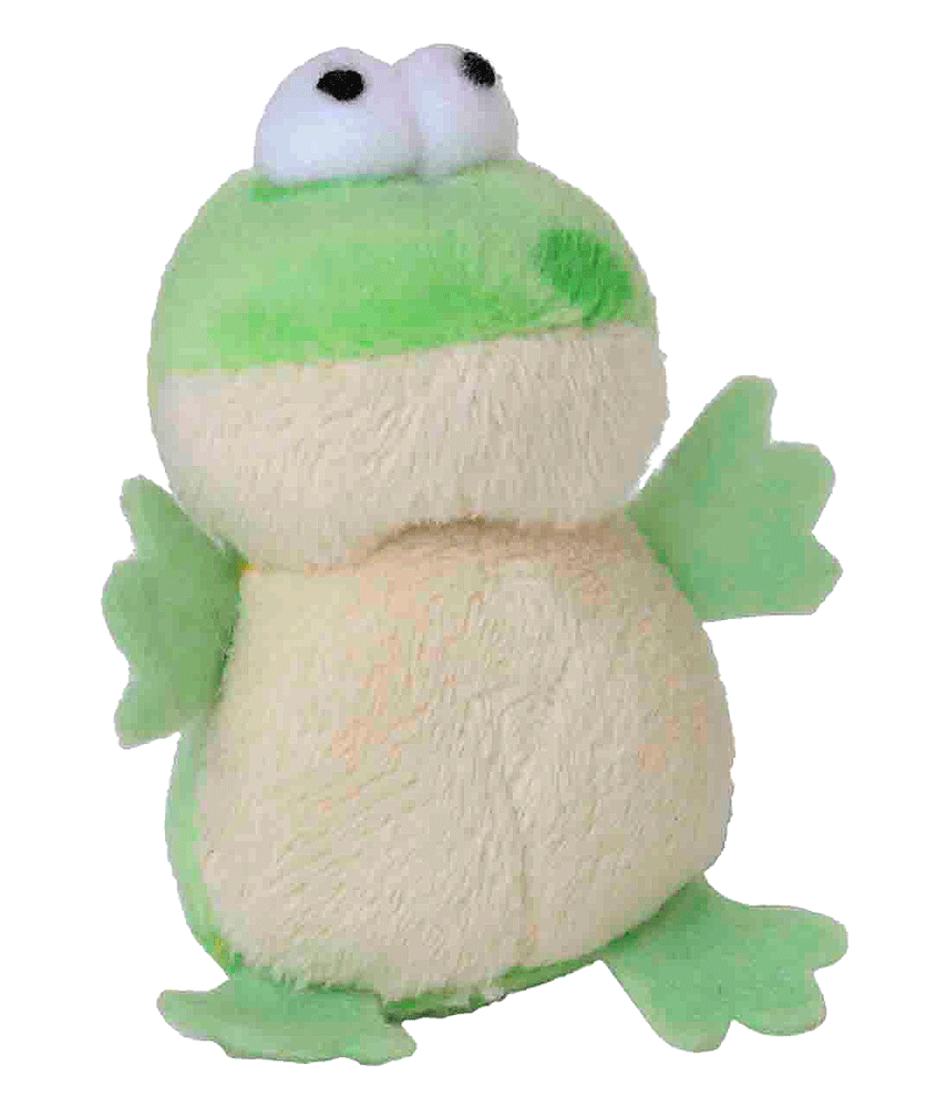 MULTIPET Look Who's Talking Cat Toy Frog 3.25"