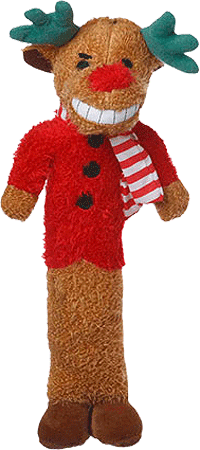MULTIPET Holiday Reindeer Loofa 12"