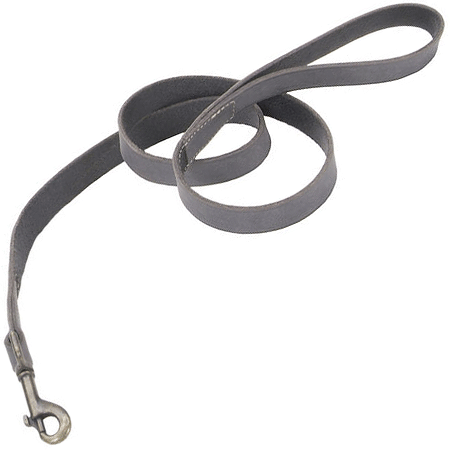 COASTAL Rustic Leather Leash 6'x3/4 Slate