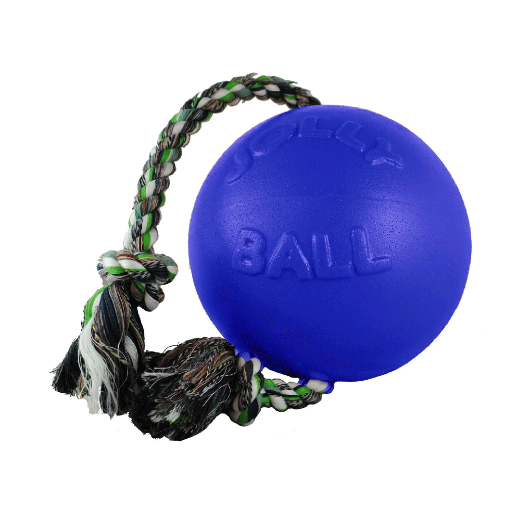JOLLYPET Romp-n-Roll 6" Blue M