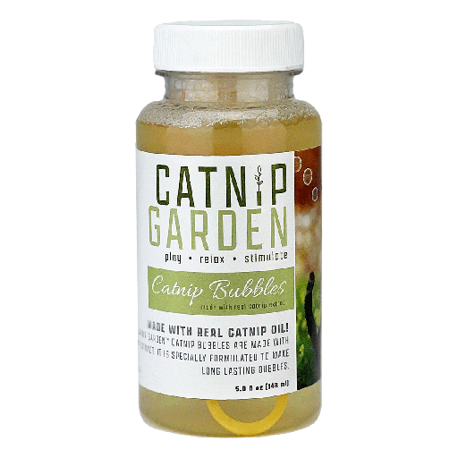 [MP20515] MULTIPET Catnip Garden Bubbles 5oz