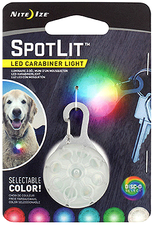 [NZ04246] NITE IZE SpotLit LED Carabiner Light Disc-O-Select