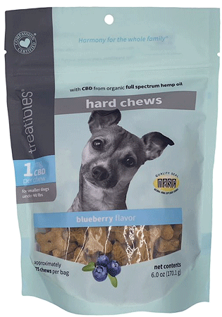 [TRT00570] TREATIBLES Grain Free Blueberry Chews 1mg Small 14ct