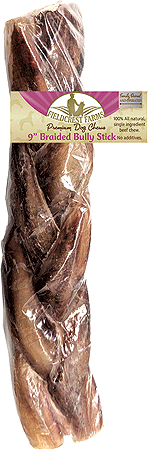 [FF63025] *FIELDCREST FARMS Braided Bully Stick 9"