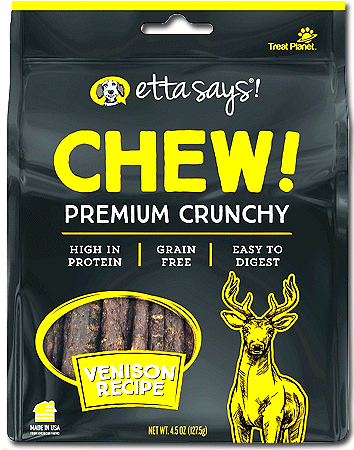 [TP00823] ETTA SAYS! Chew! Crunchy Chews Venison 4.5oz