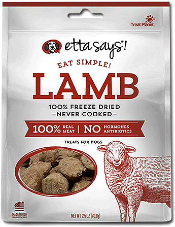 [TP00821] ETTA SAYS! Eat Simple! Freeze Dried Treats Lamb 2.5oz