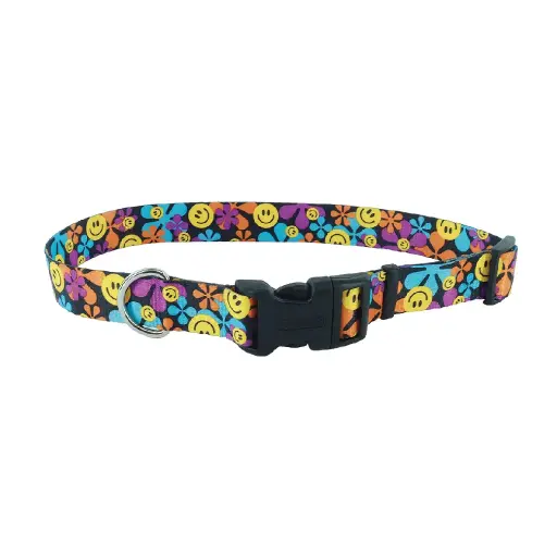 [CA6421 WLD FLW] PET ATTIRE Styles Adjustable Collar 10-14x5/8 Wild Flower
