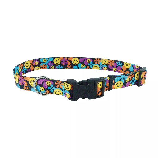 [CA6621 WLD FLW] PET ATTIRE Styles Adjustable Collar 14-20x3/4 Wild Flower