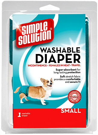 [B10592] SIMPLE SOLUTION Washable Female Dog Diaper S 8-15#