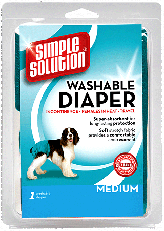 [B10593] SIMPLE SOLUTION Washable Female Dog Diaper M 15-35#