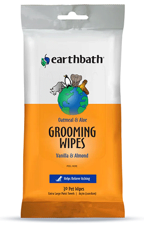 [EB02336] EARTHBATH Grooming Wipes Oatmeal & Aloe 30ct