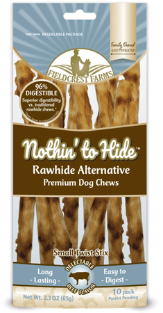 [FF63154] NOTHIN' TO HIDE Twist Stix Beef 10pk